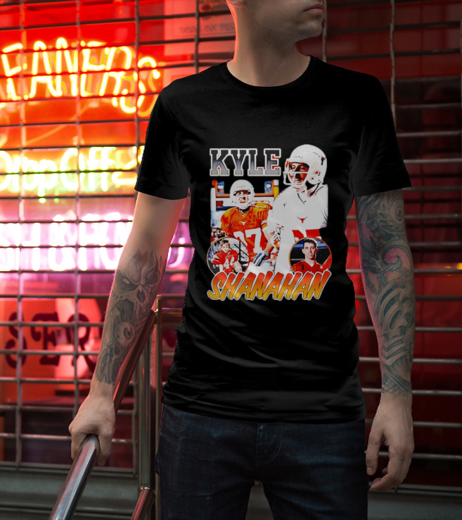 Kyle Shanahan Texas Longhorns Football Legend Player Number 17 T-Shirt