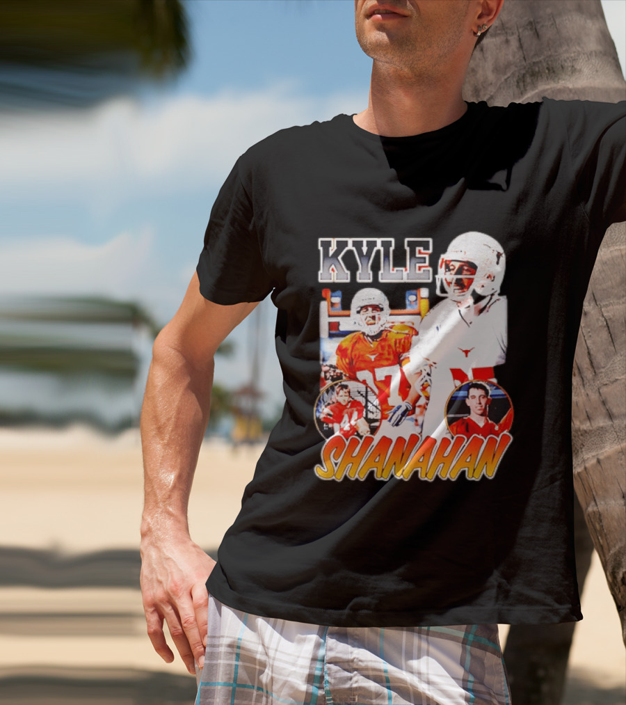 Kyle Shanahan Texas Longhorns Football Legend Player Number 17 T-Shirt