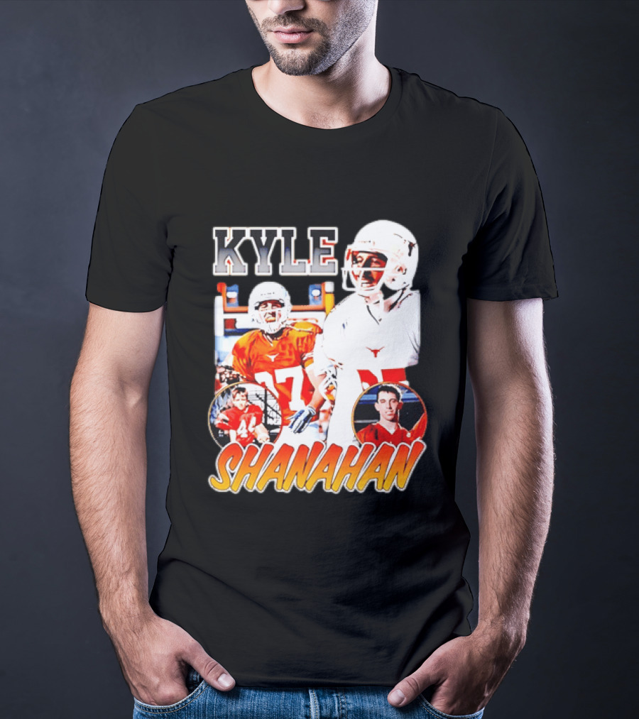 Kyle Shanahan Texas Longhorns Football Legend Player Number 17 T-Shirt
