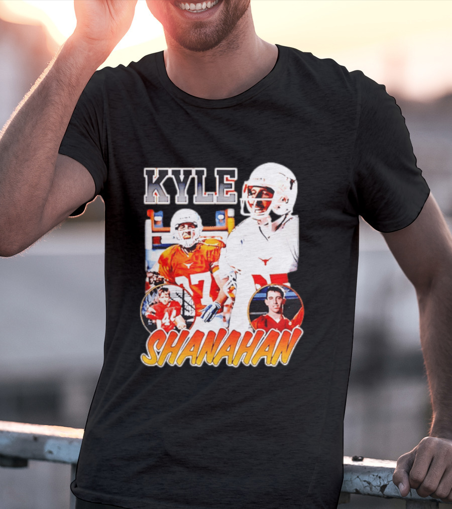 Kyle Shanahan Texas Longhorns Football Legend Player Number 17 T-Shirt