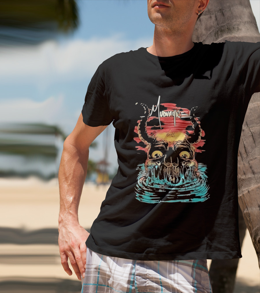 Mudvayne Skull Horns Water Heavy Metal T-Shirt