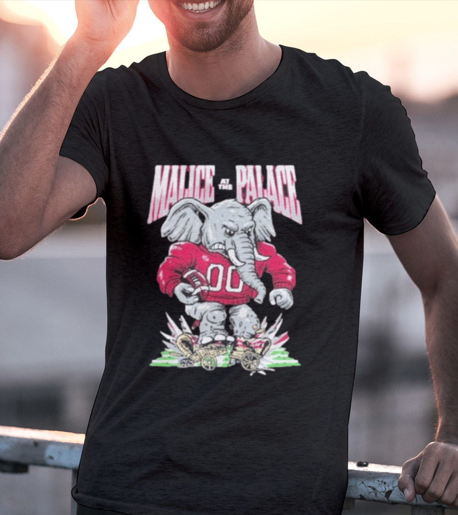Alabama Crimson Tide Malice At The Palace Elephant 00 Beat Ou T-Shirt