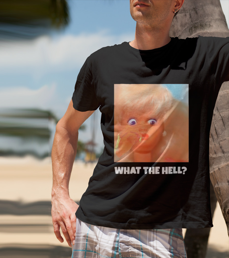 What The Hell Doll Meme Reaction Funny Expression T-Shirt