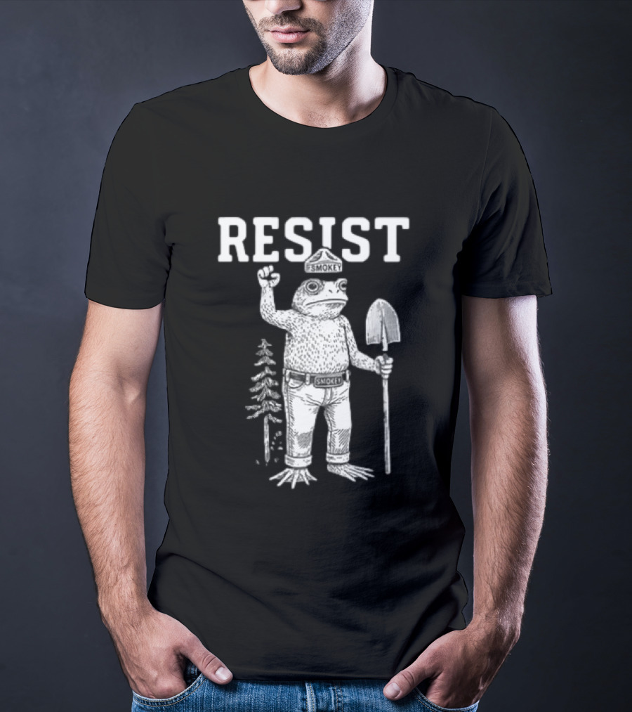 Resist Smokey Frog Portland Original Free Hat T-Shirt