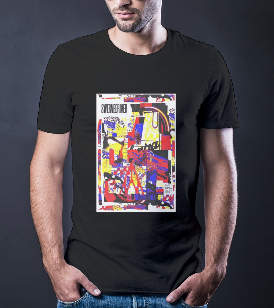 Swervedriver Phoenix Concert Theatre Toronto ON Aug 21 2026 Vibrant Abstract Collage T-Shirt