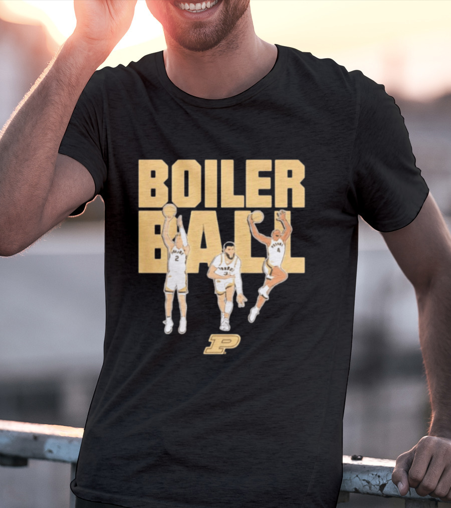 Braden Smith Fletcher Loyer Trey Kaufman Renn Purdue Basketball Boiler Ball T-Shirt