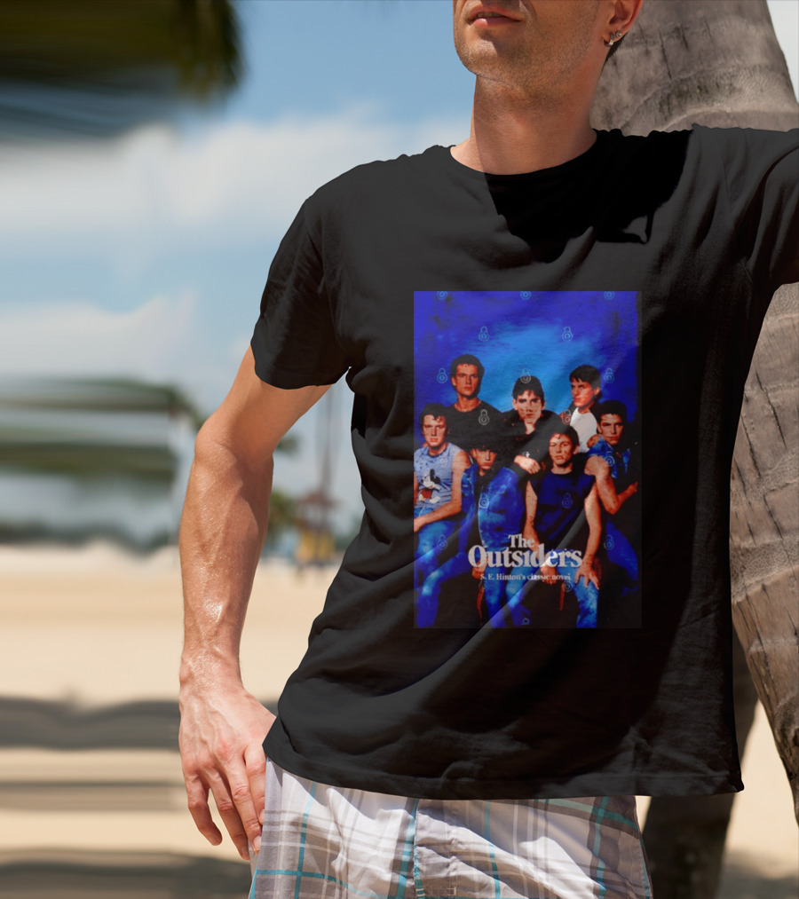 The Outsiders S E Hinton's Classic Novel Cover Group T-Shirt