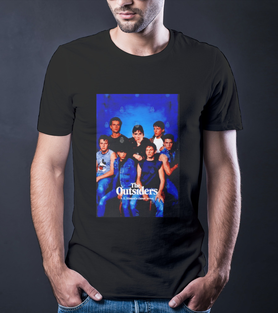 The Outsiders S E Hinton's Classic Novel Cover Group T-Shirt