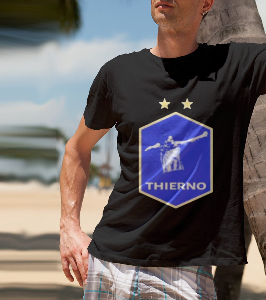Thierno Barry Everton FC Two Stars Blue Crest T-Shirt