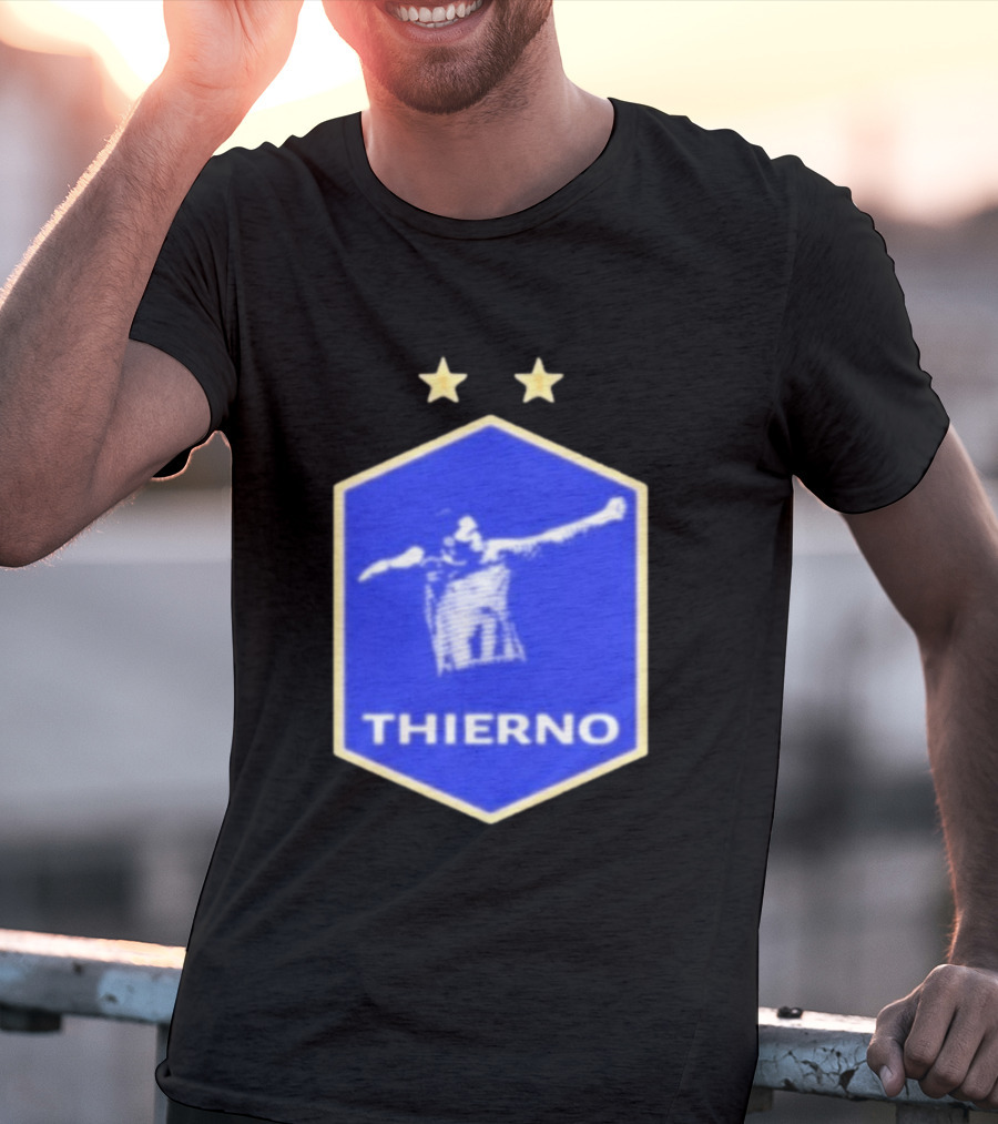 Thierno Barry Everton FC Two Stars Blue Crest T-Shirt