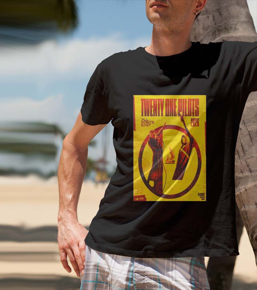 Twenty One Pilots All Points East 2026 Victoria Park London August 30 Tour T-Shirt