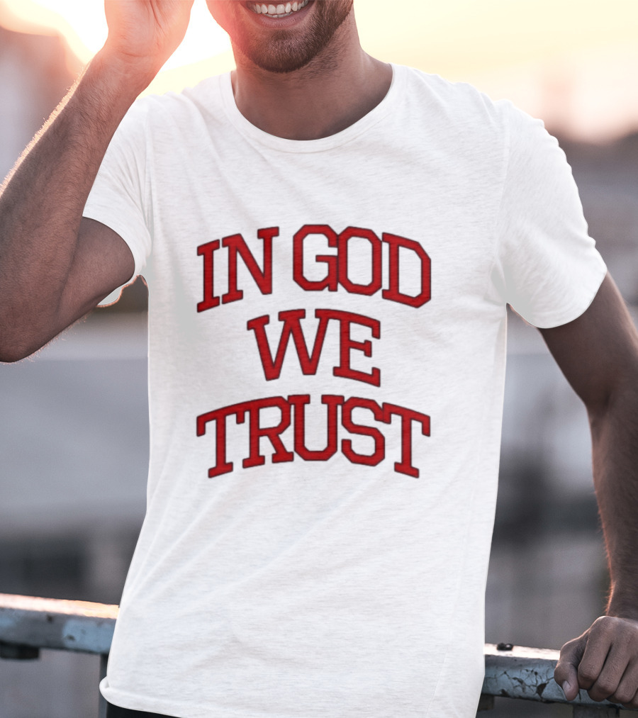 In God We Trust Bold Red T-Shirt