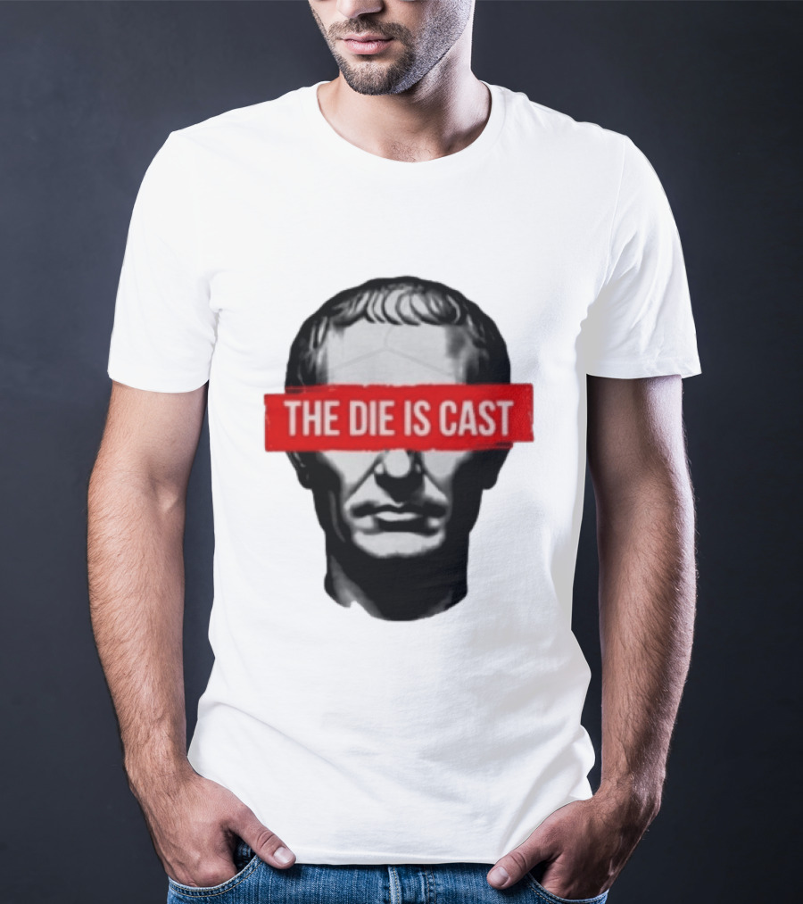 Julius Caesar The Die Is Cast Roman Historical Bust T-Shirt
