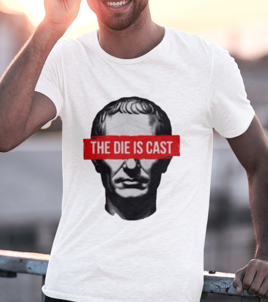 Julius Caesar The Die Is Cast Roman Historical Bust T-Shirt