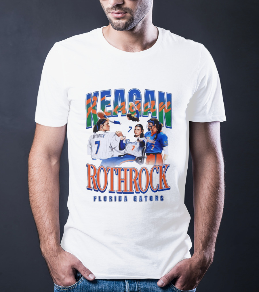 Keagan Rothrock Florida Gators Rothrock 7 Baseball Softball Athlete T-Shirt