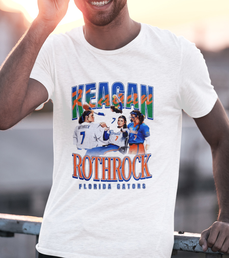 Keagan Rothrock Florida Gators Rothrock 7 Baseball Softball Athlete T-Shirt