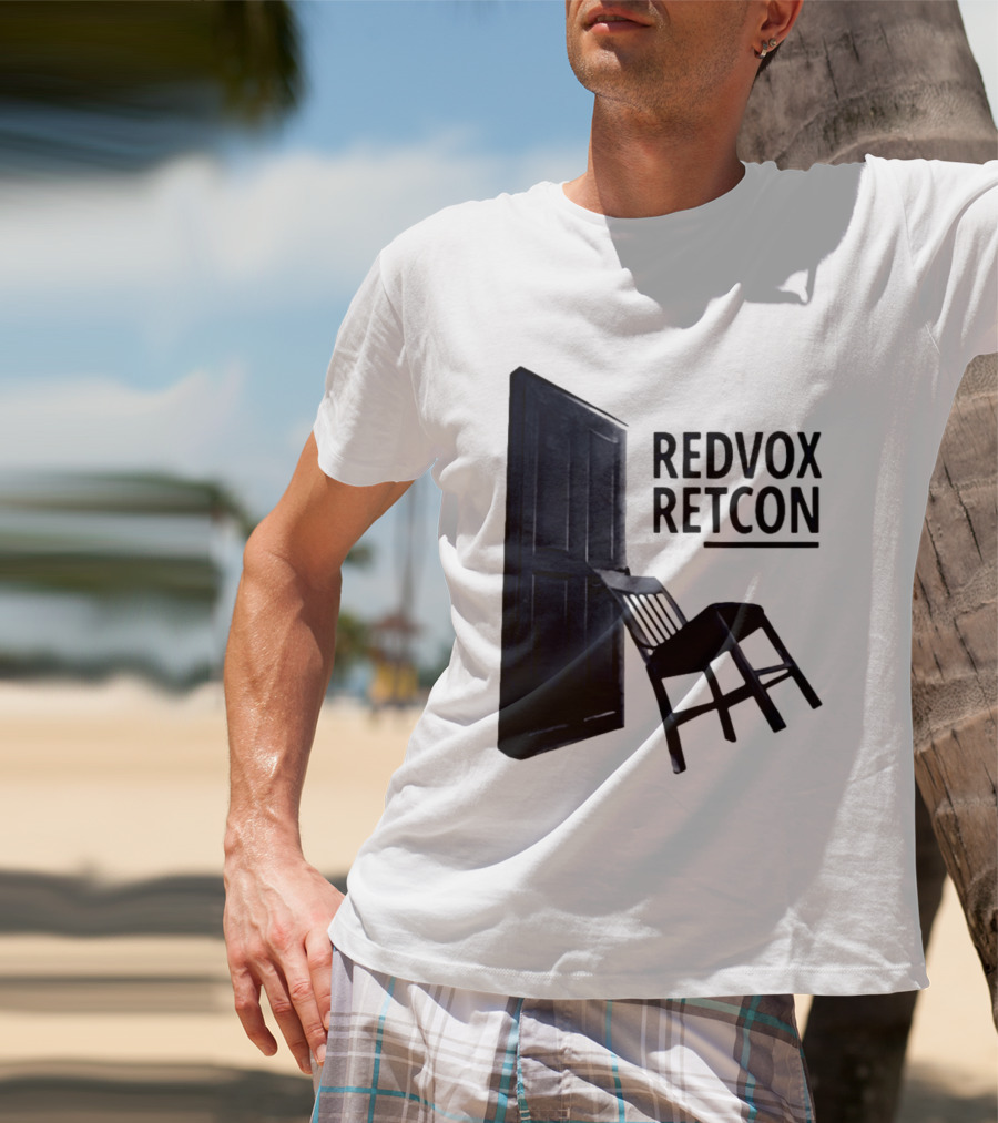 Red Vox Retcon Album Door And Chair T-Shirt