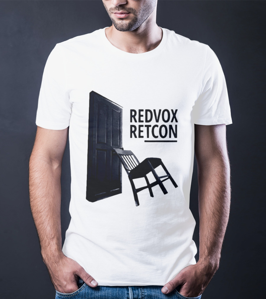 Red Vox Retcon Album Door And Chair T-Shirt