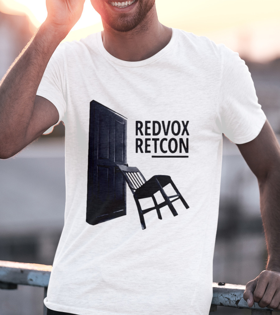 Red Vox Retcon Album Door And Chair T-Shirt