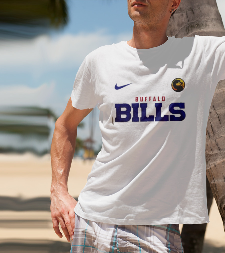 Nike Sub Zero Buffalo Bills Mortal Kombat Crossover Freeze Your Soul T-Shirt