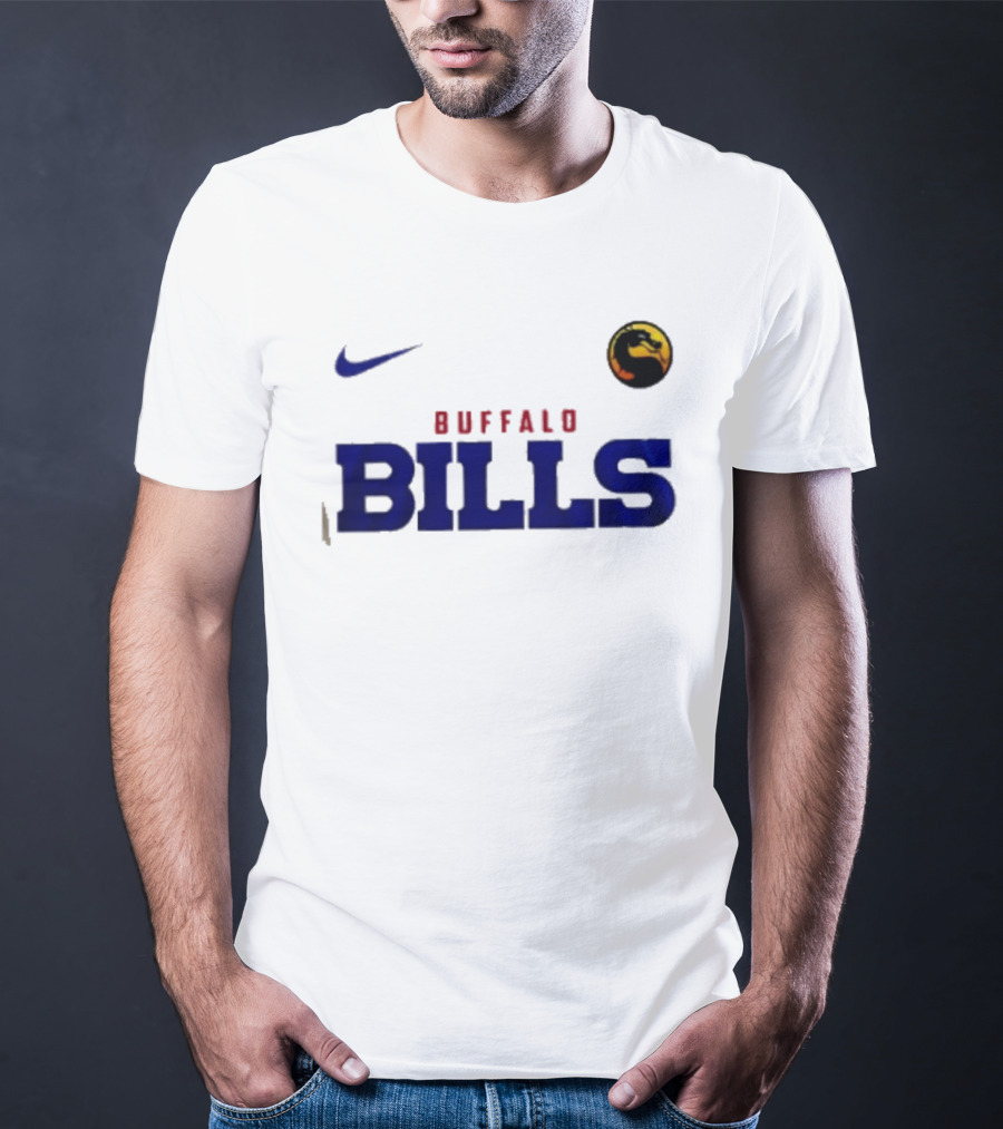 Nike Sub Zero Buffalo Bills Mortal Kombat Crossover Freeze Your Soul T-Shirt