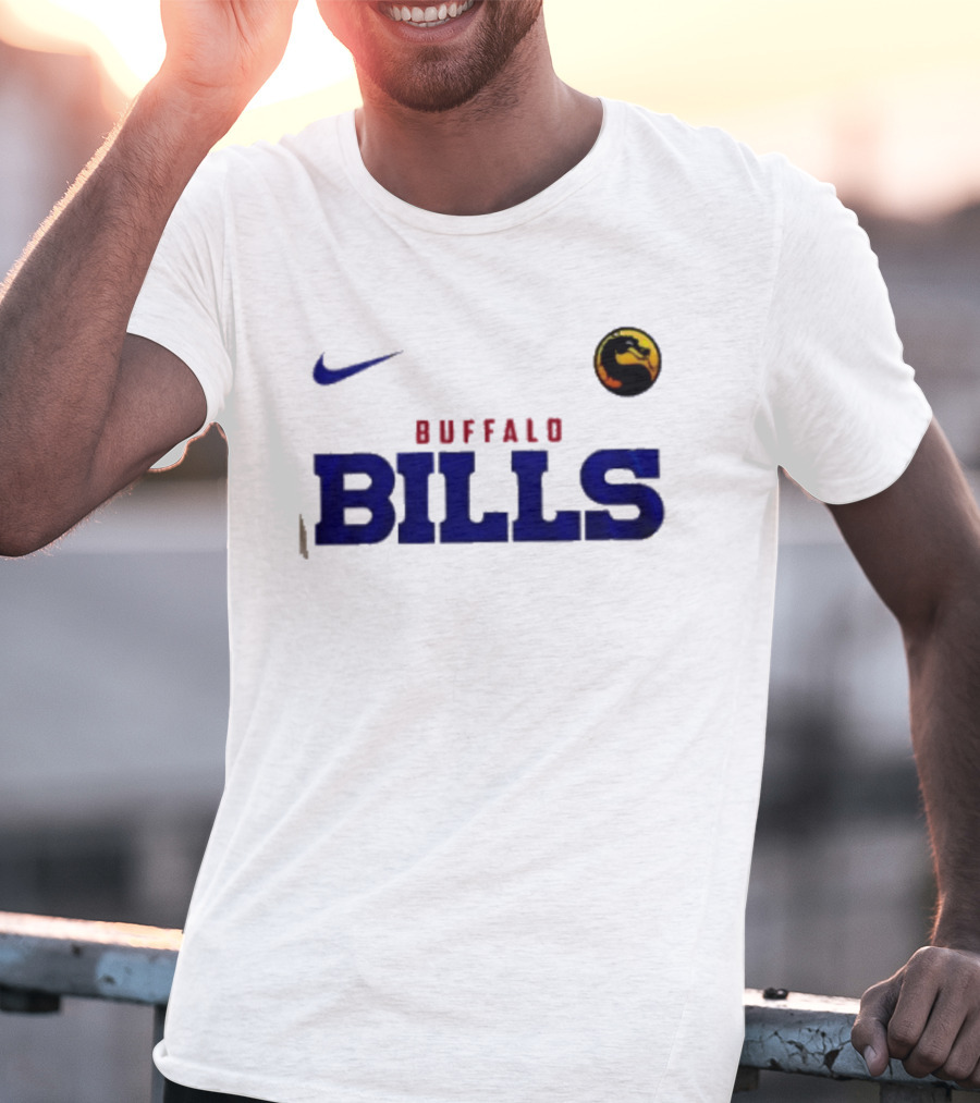 Nike Sub Zero Buffalo Bills Mortal Kombat Crossover Freeze Your Soul T-Shirt