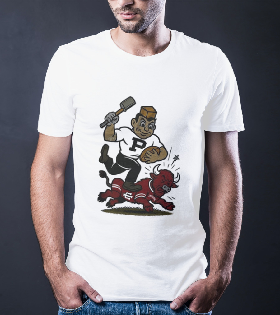 Purdue Boilermakers Crush Indiana Hoosiers NCAA Football Rivalry Victory T-Shirt