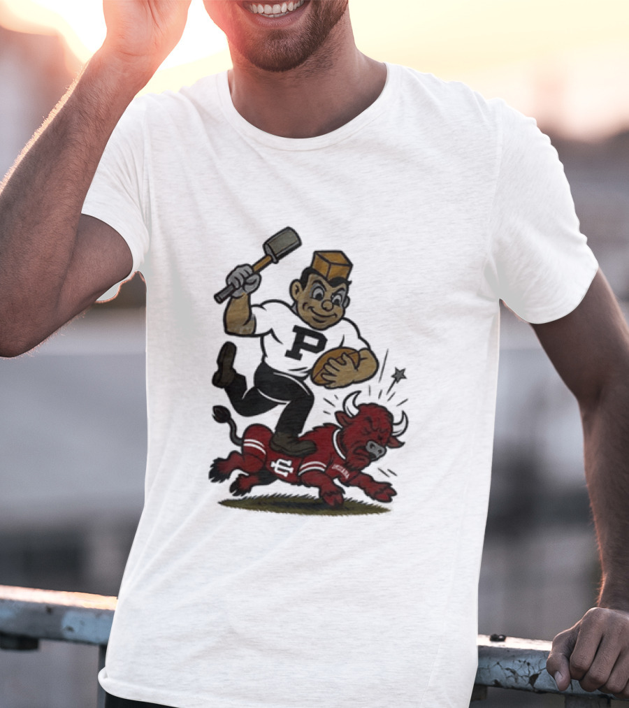 Purdue Boilermakers Crush Indiana Hoosiers NCAA Football Rivalry Victory T-Shirt