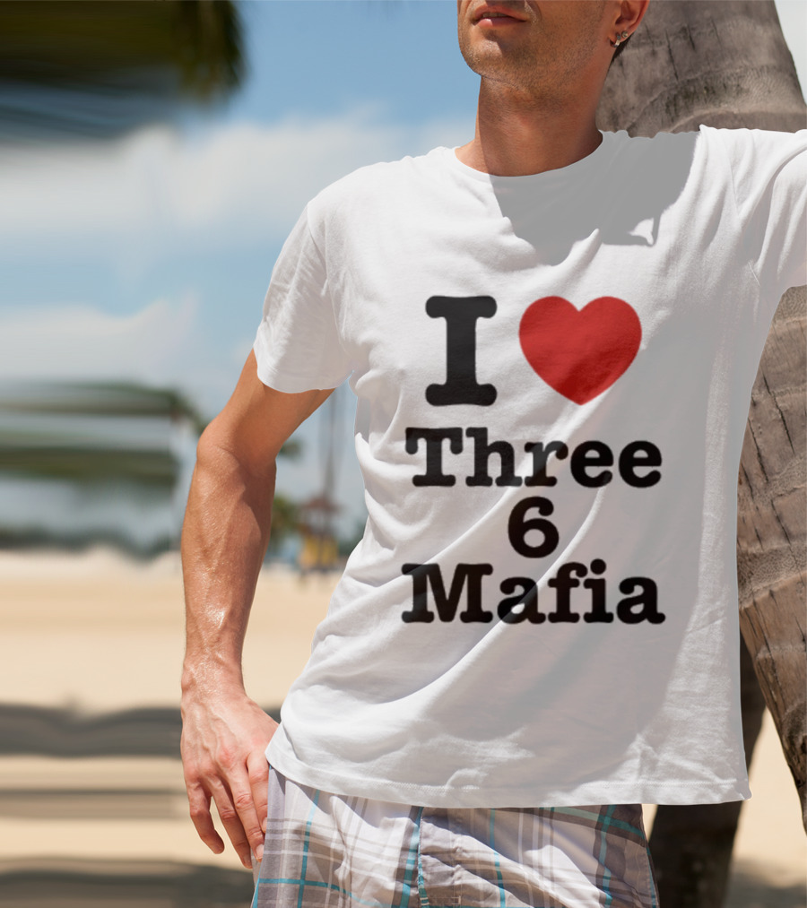 I Love Three 6 Mafia Trendsetter T-Shirt