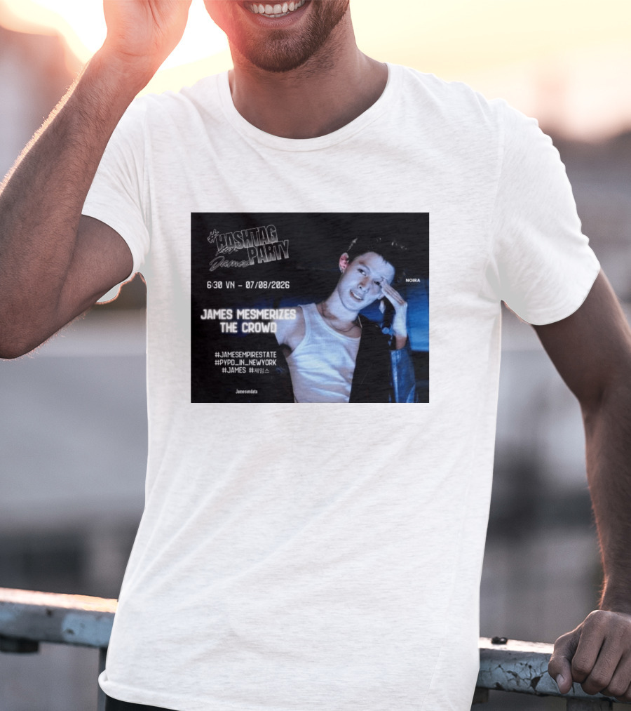 Hashtag Party With James PYPD Tour New York Crowd Mesmerized 07/08/2026 T-Shirt