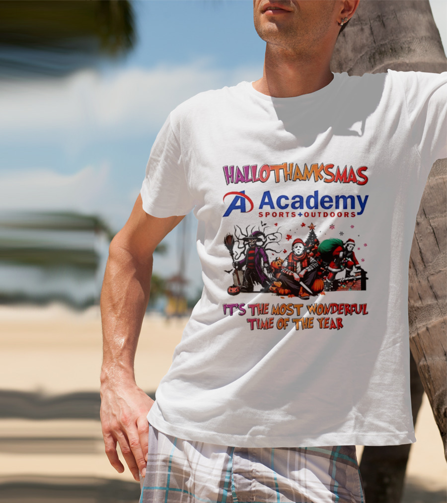 Hallothanksmas Academy Sports Outdoors It's The Most Wonderful Time T-Shirt