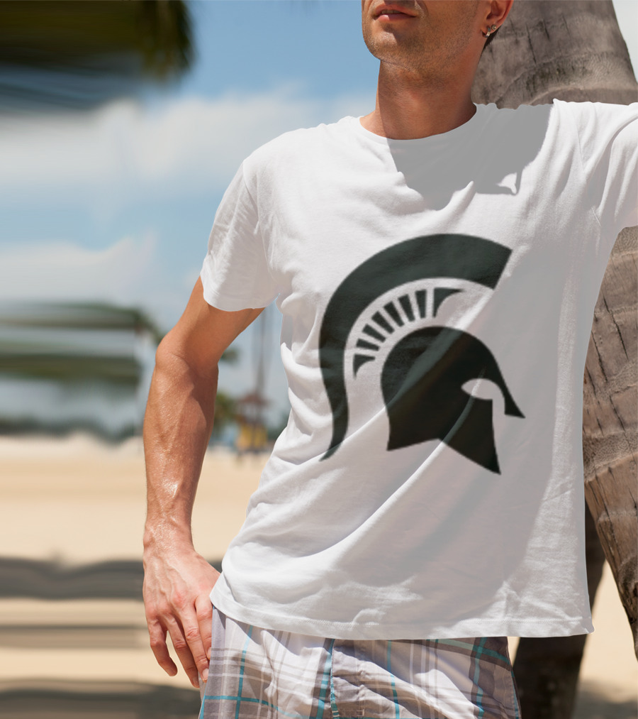 Michigan State Spartans Primary 2025 Iconic Spartan Helmet Trendy T-Shirt