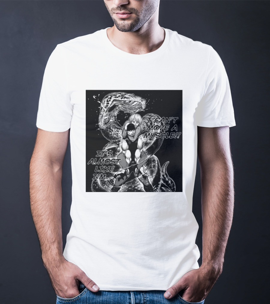 I Can't Move A Muscle It's Almost Like I'm Imai Cosmo Manga Snake Scene T-Shirt