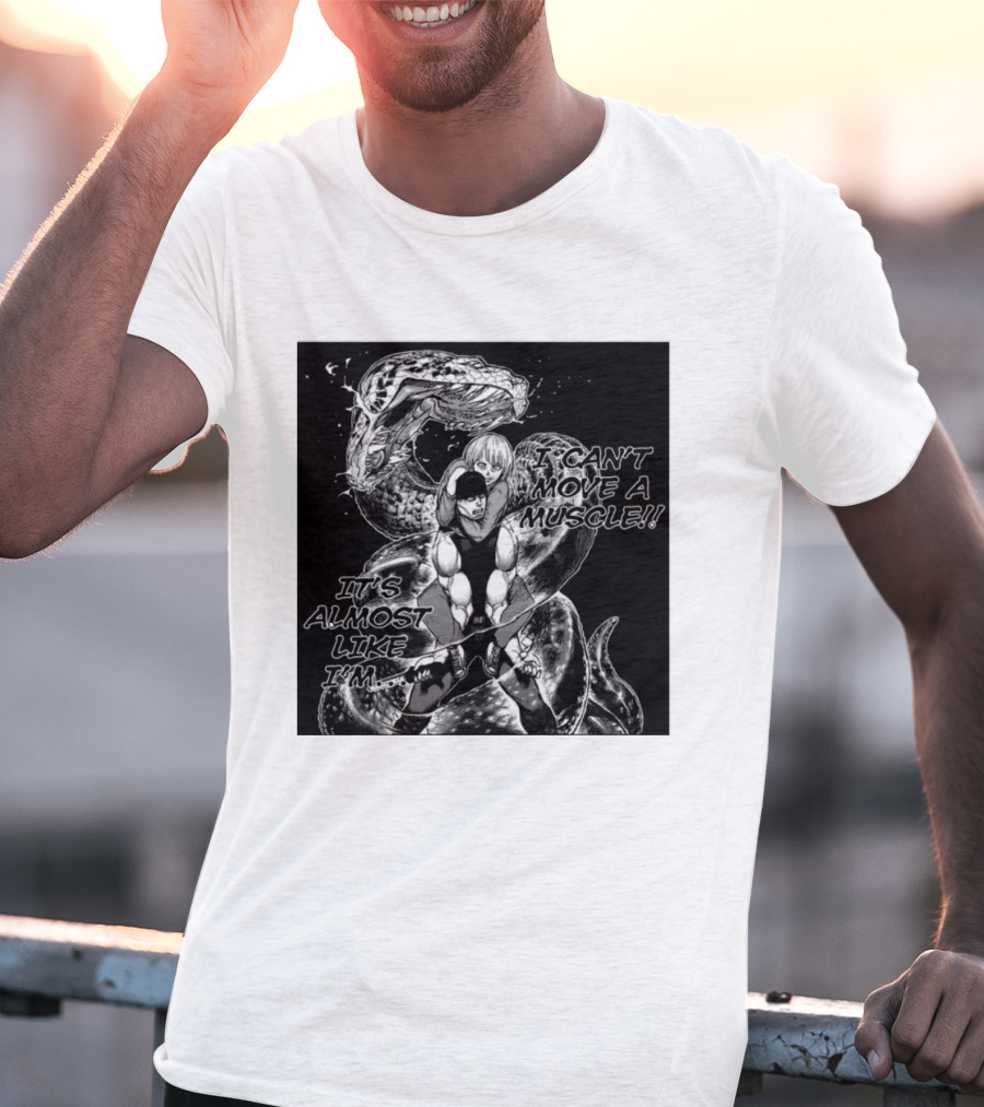 I Can't Move A Muscle It's Almost Like I'm Imai Cosmo Manga Snake Scene T-Shirt
