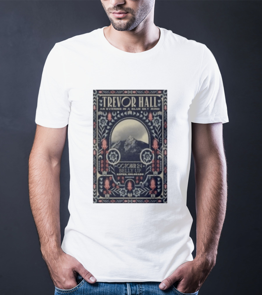 Trevor Hall An Evening In A Blue Sky Mind At Belly Up Aspen Colorado October 24 2025 T-Shirt