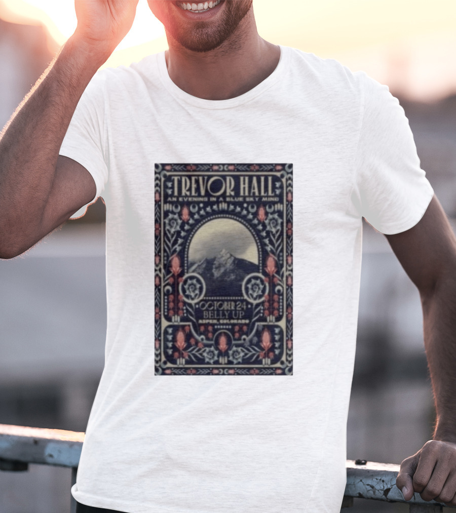 Trevor Hall An Evening In A Blue Sky Mind At Belly Up Aspen Colorado October 24 2025 T-Shirt