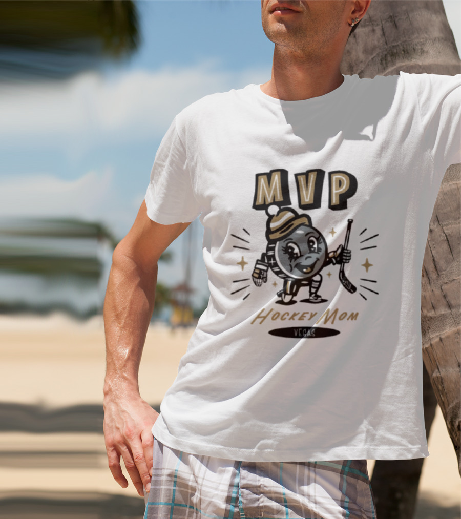 Original Vegas Golden Knights MVP Hockey Mom 2025 T-Shirt