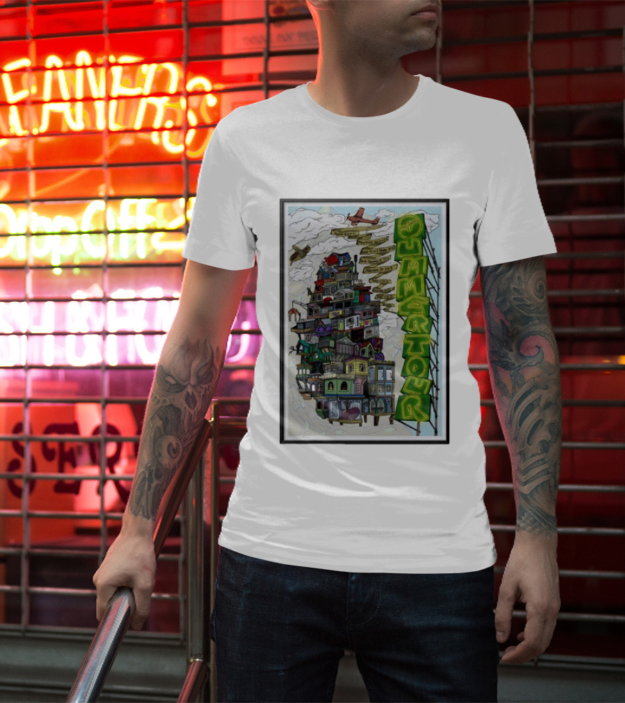 Phish Summer Tour 2025 With Signposts And Plane T-Shirt