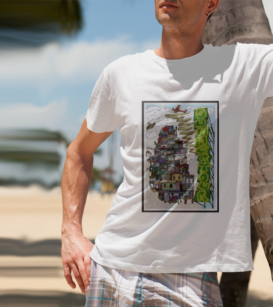 Phish Summer Tour 2025 With Signposts And Plane T-Shirt