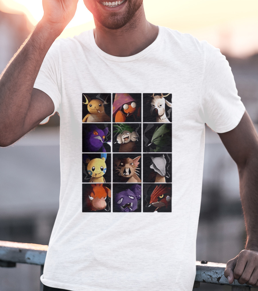 Pokemon Characters It Looks Just As Stupid When You Do It Smoking T-Shirt