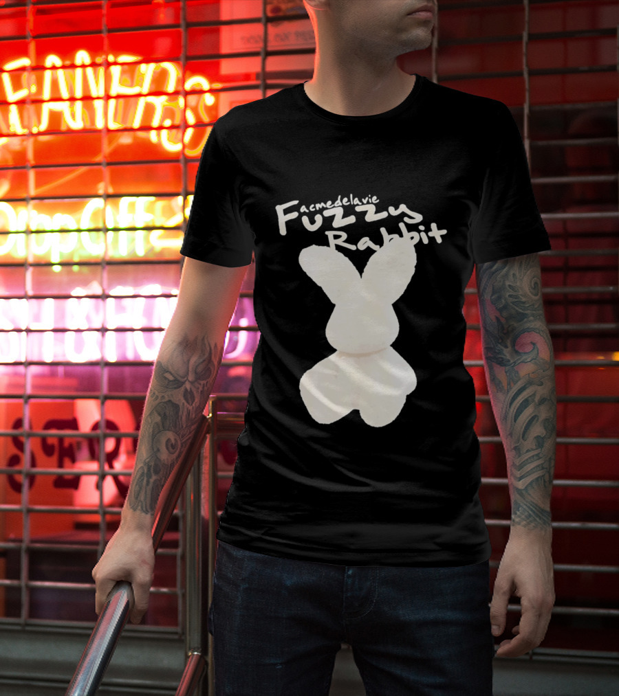 Acme De La Vie Fuzzy Rabbit ADLV Streetwear Bunny T-Shirt