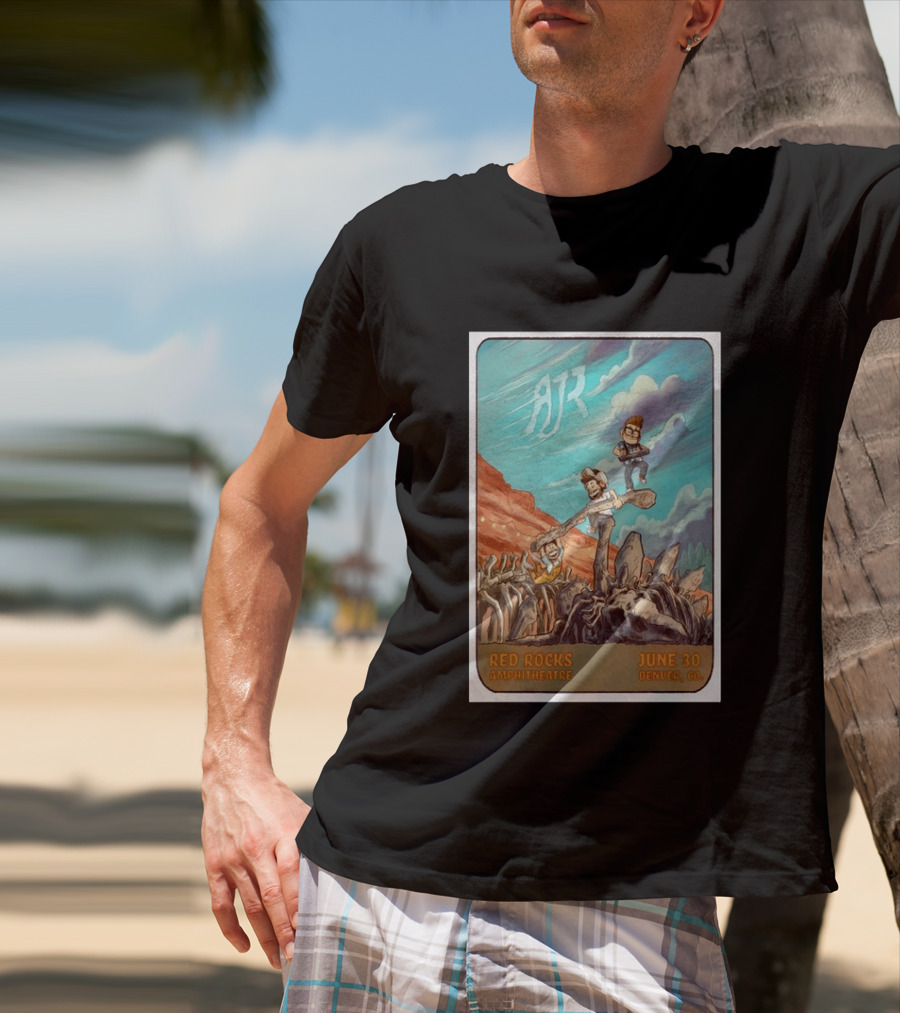 AJR Red Rocks Amphitheatre Denver June 30 2026 Morrison CO T-Shirt