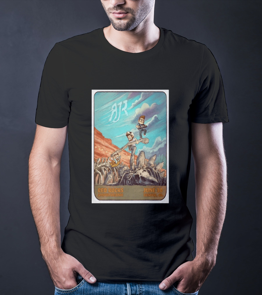 AJR Red Rocks Amphitheatre Denver June 30 2026 Morrison CO T-Shirt