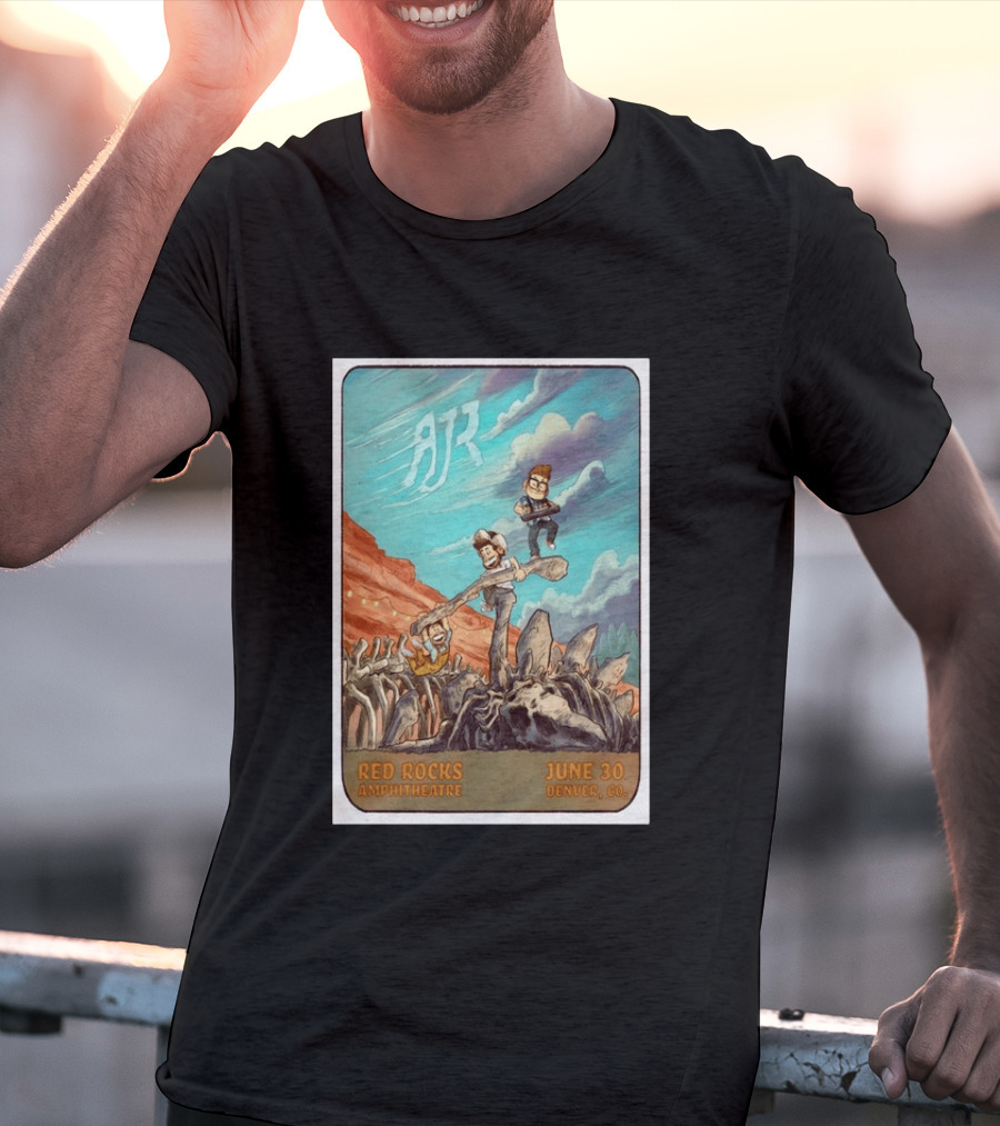 AJR Red Rocks Amphitheatre Denver June 30 2026 Morrison CO T-Shirt