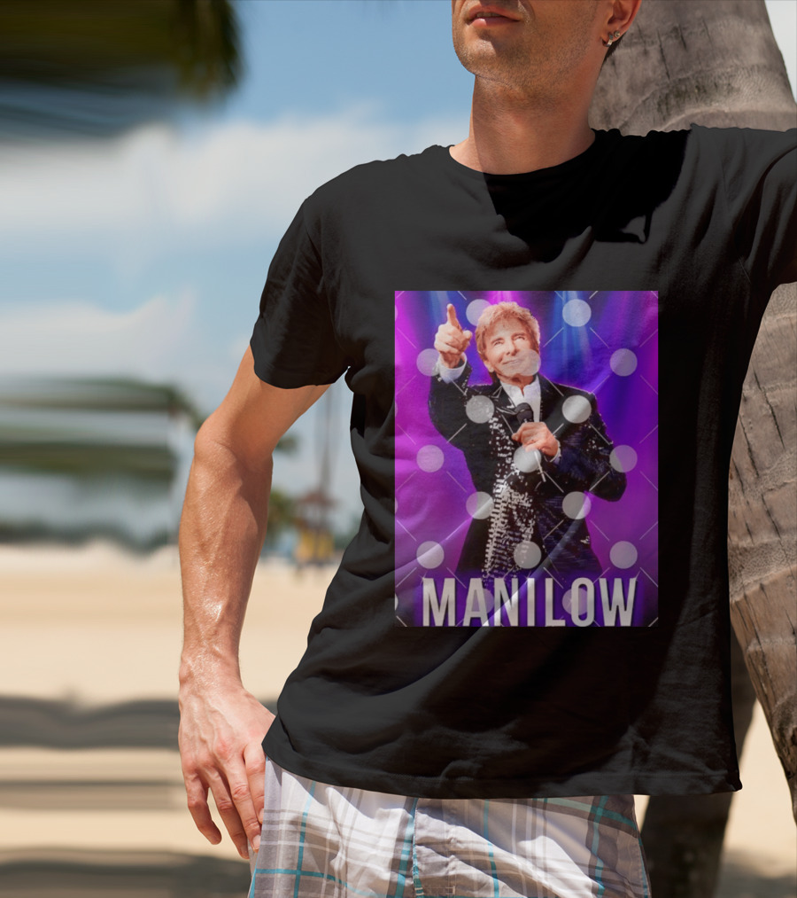 Barry Manilow Starry Stage Performance Concert T-Shirt