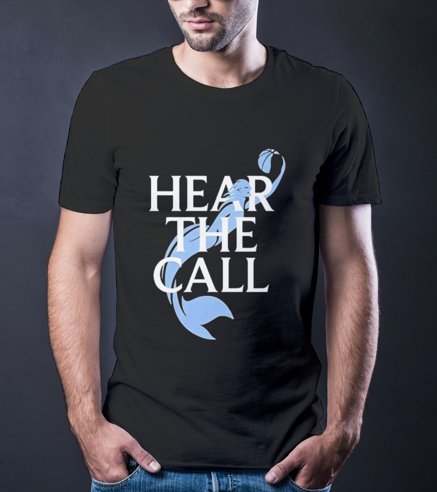 Hear The Call Mermaid Basketball Sports T-Shirt