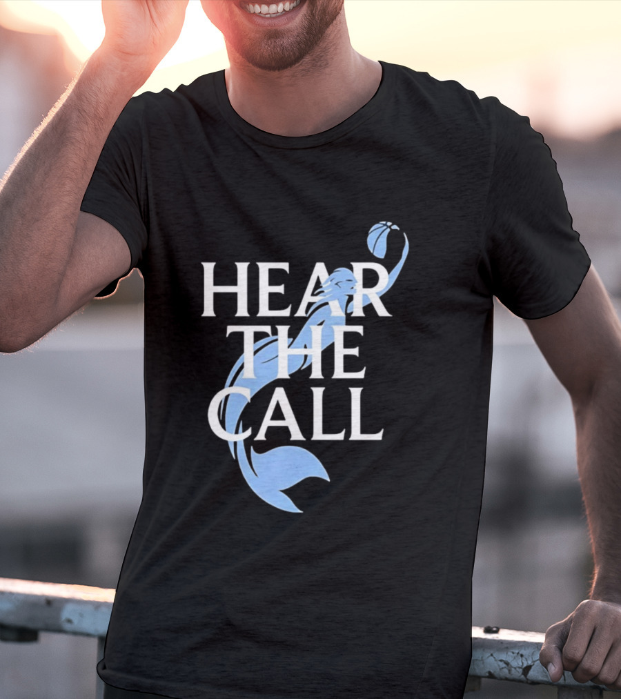 Hear The Call Mermaid Basketball Sports T-Shirt