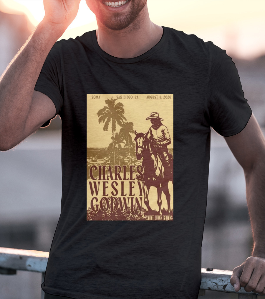 SOMA San Diego CA August 8 2026 Charles Wesley Godwin With Lilly Hiatt T-Shirt