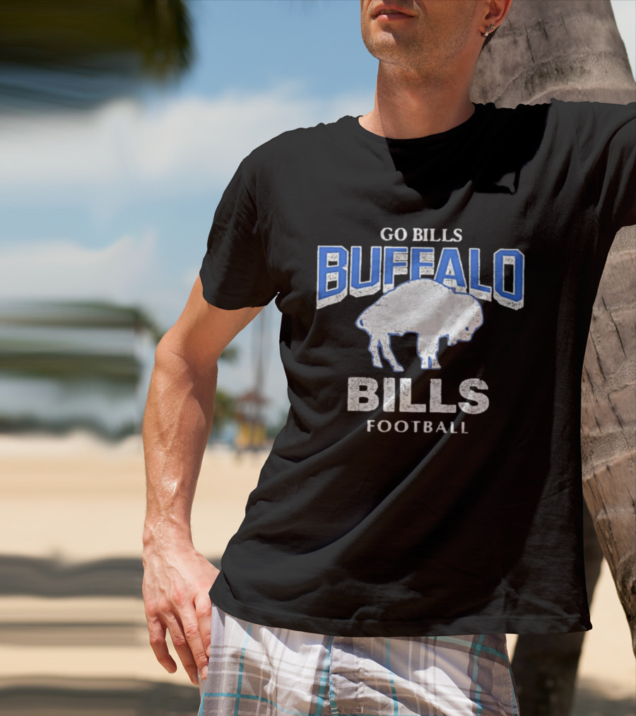 Go Bills Buffalo Bills Football History T-Shirt