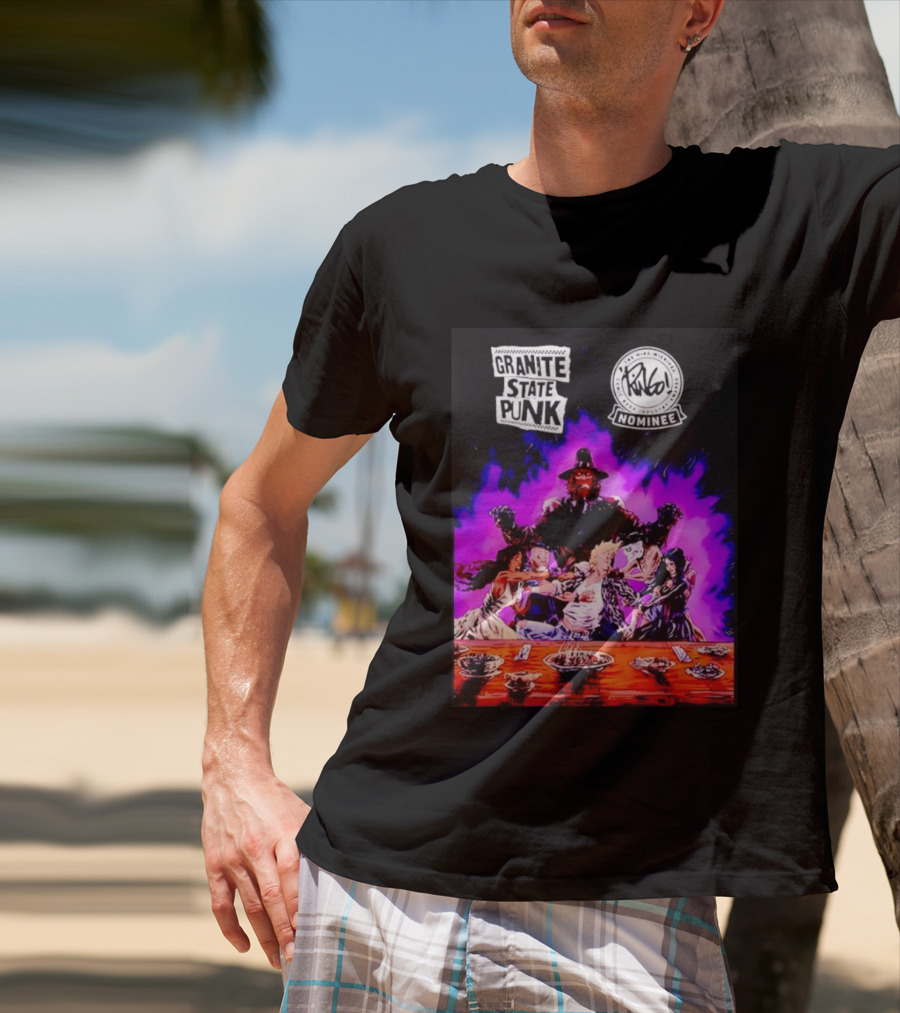 Granite State Punk Mike Wieringo Comic Book Industry Awards Nominee Vibrant Comic T-Shirt